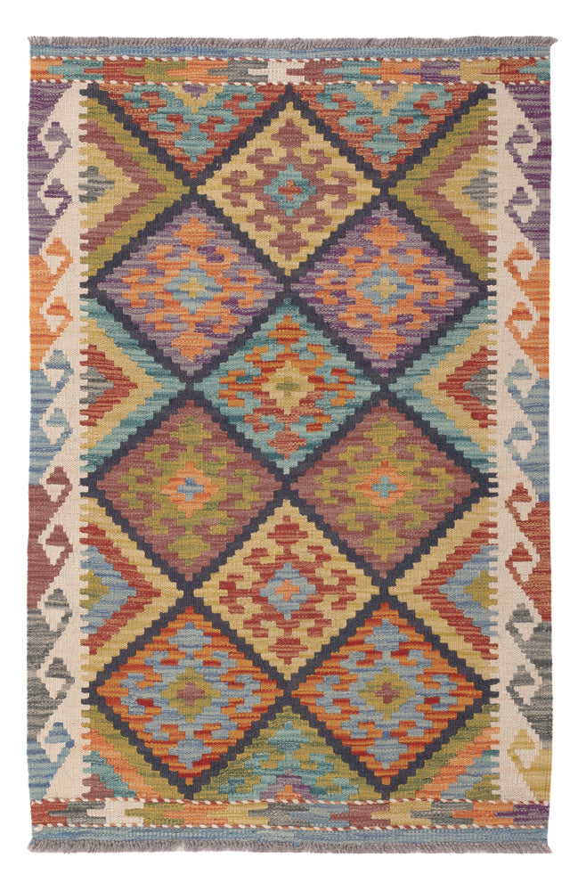 Kilim Maimana Teppe 121x81cm - Ullteppe