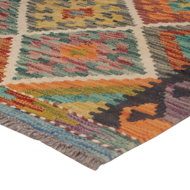 Kilim Maimana Teppe 122x81cm - Ullteppe