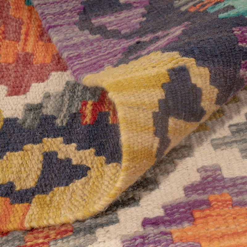 Kilim Maimana Teppe 122x81cm - Ullteppe