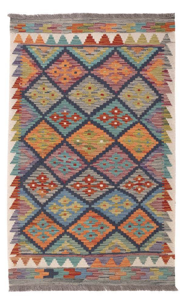 Kilim Maimana Teppe 131x78cm - Ullteppe