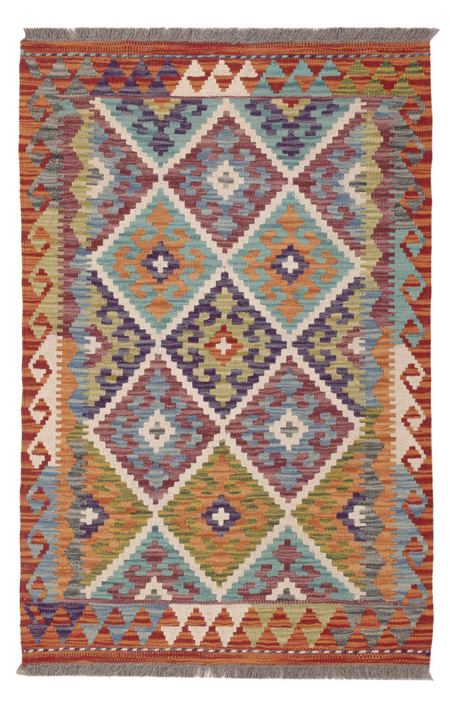 Kilim Maimana Teppe 122x81cm - Ullteppe