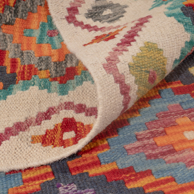Kilim Maimana Teppe 124x82cm - Ullteppe