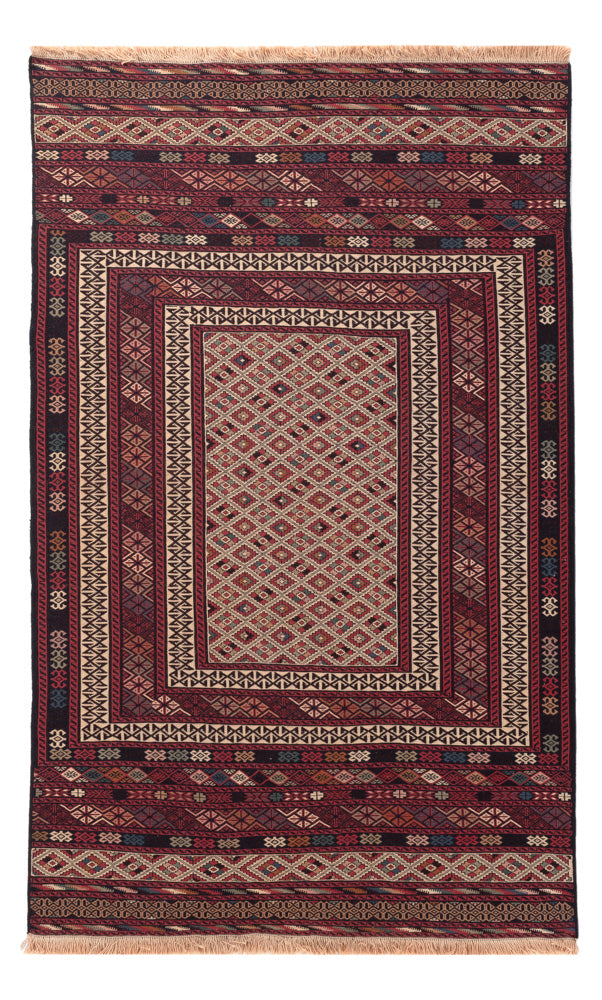Afghansk kilim Teppe 204x130cm