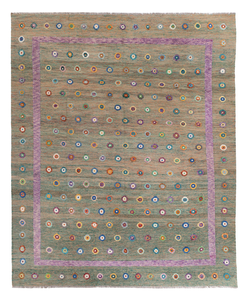 Kilim Maimana Teppe 394x313cm - Ullteppe