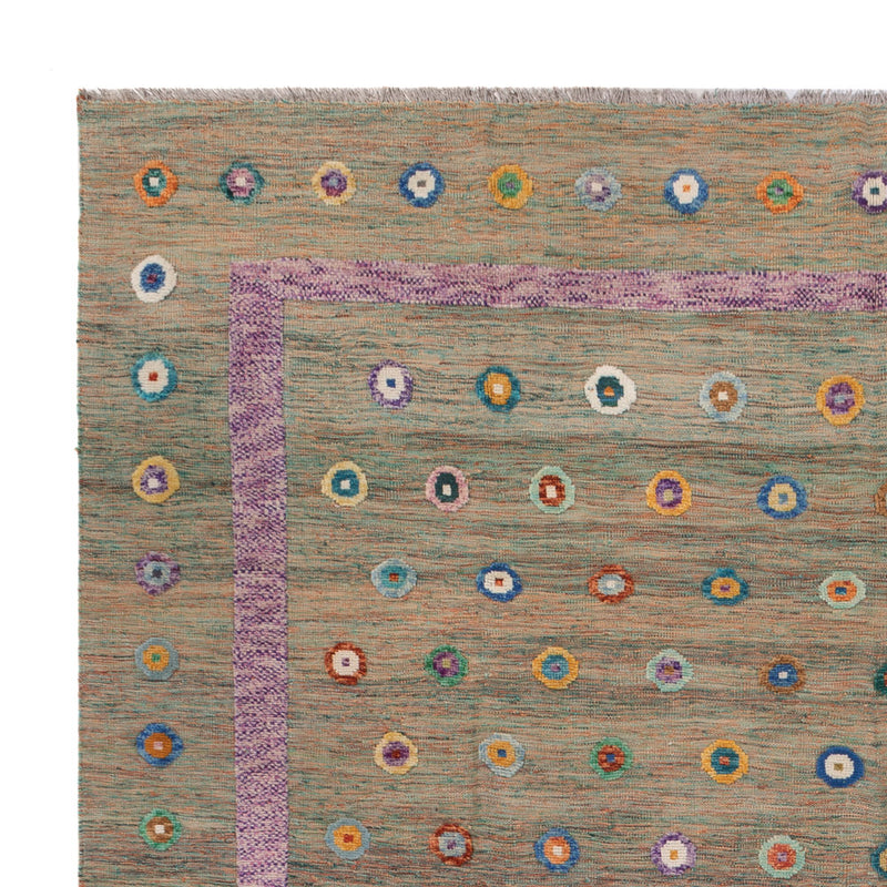 Kilim Maimana Teppe 394x313cm - Ullteppe