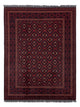 Afghansk teppe - 195 x 147 cm - rød
