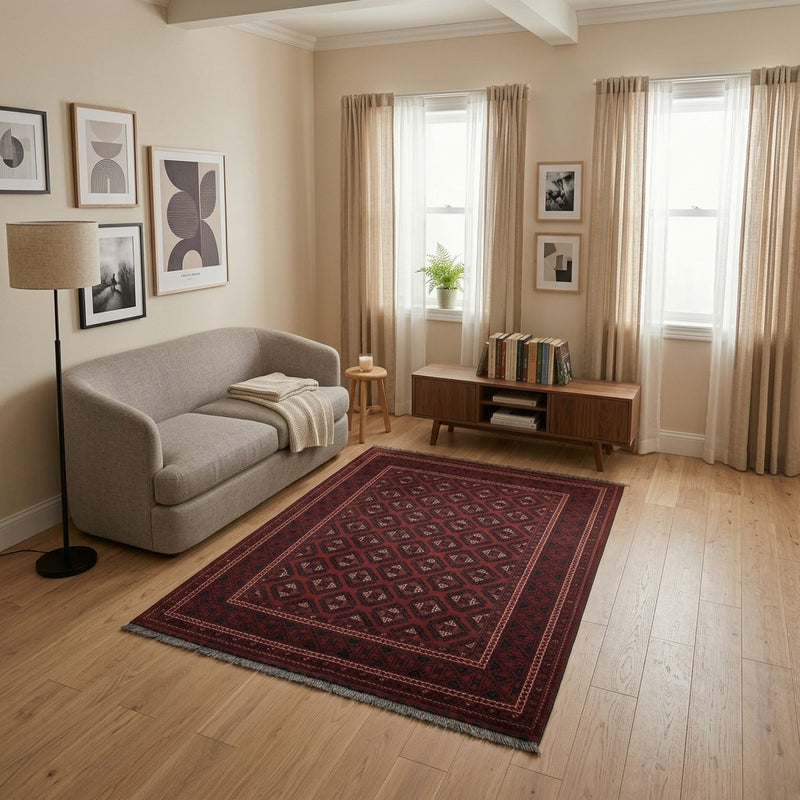 Afghansk teppe 195x147cm - Orientalsk teppe