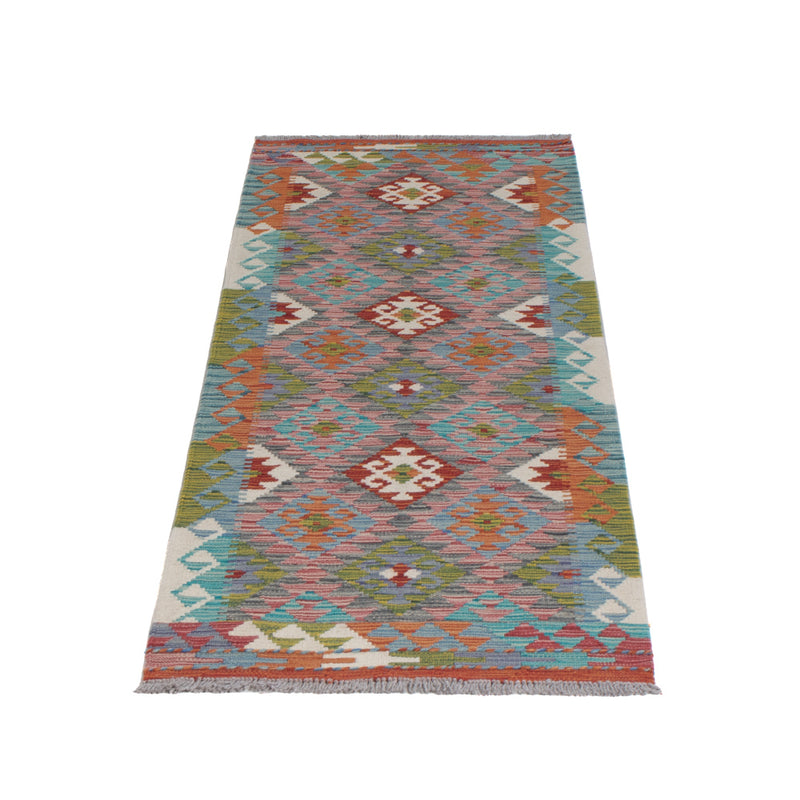 Kilim Maimana Teppe 200x62cm - Ullteppe