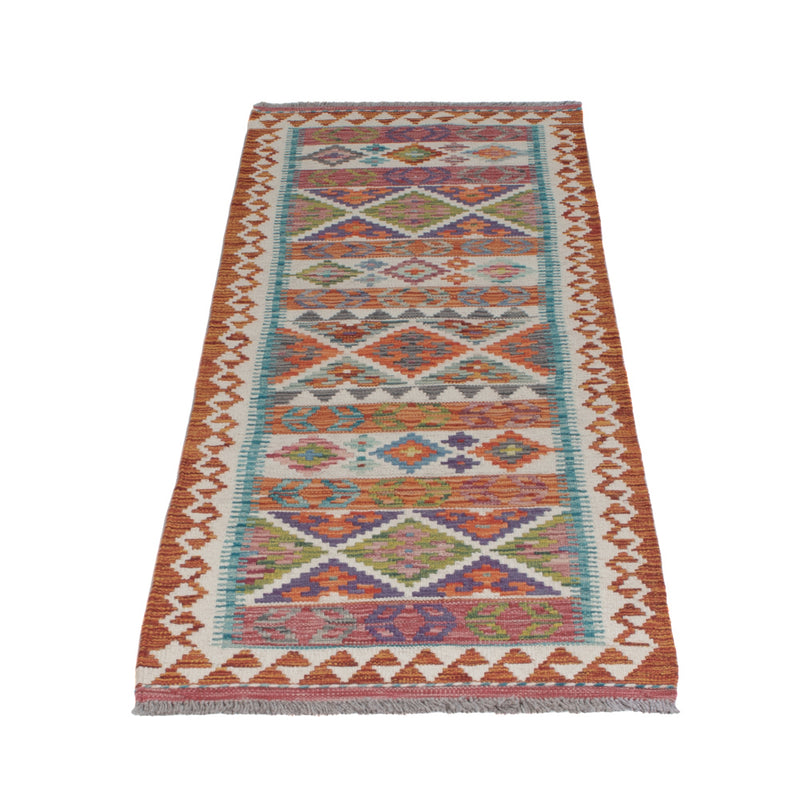 Kilim Maimana Teppe 194x59cm - Ullteppe