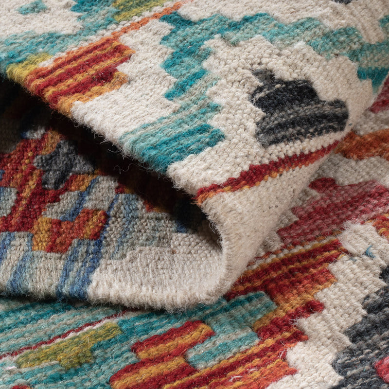 Kilim Maimana Teppe 206x60cm - Ullteppe