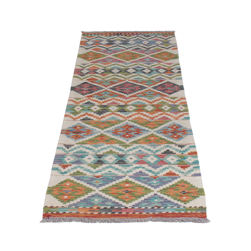 Kilim Maimana Teppe 206x60cm - Ullteppe