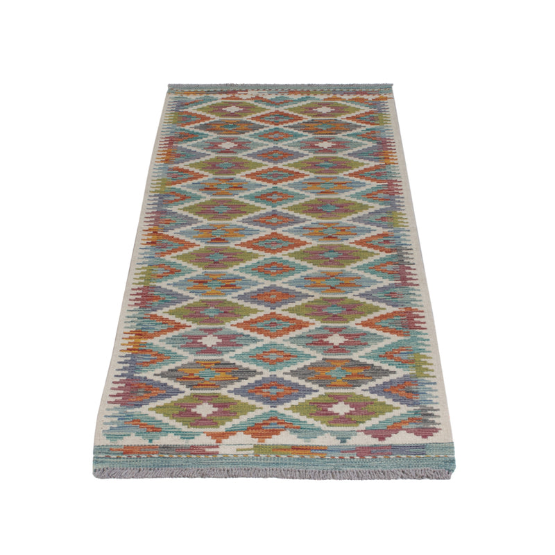Kilim Maimana Teppe 194x62cm - Ullteppe