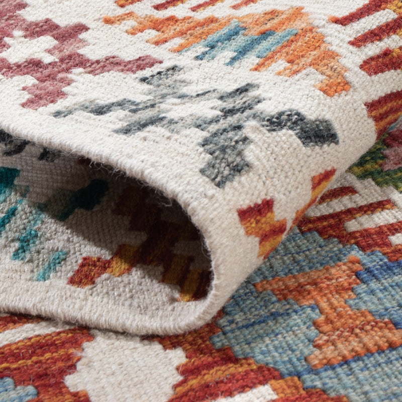 Kilim Maimana Teppe 203x57cm - Ullteppe