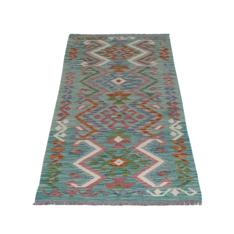 Kilim Maimana Teppe 195x65cm - Ullteppe