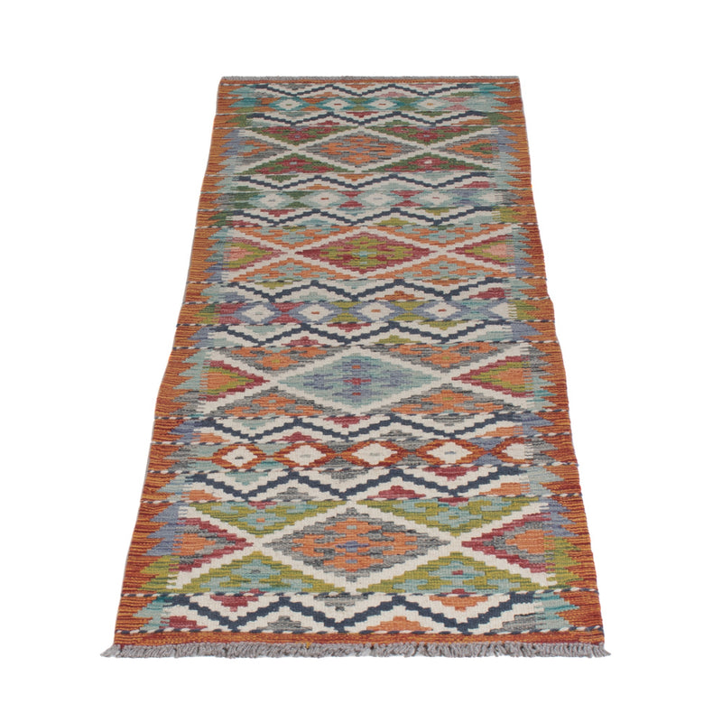 Kilim Maimana Teppe 201x59cm - Ullteppe