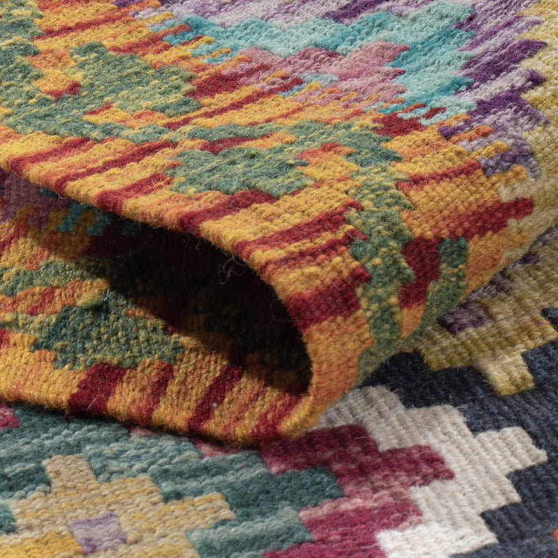 Kilim Maimana Teppe 197x84cm - Ullteppe