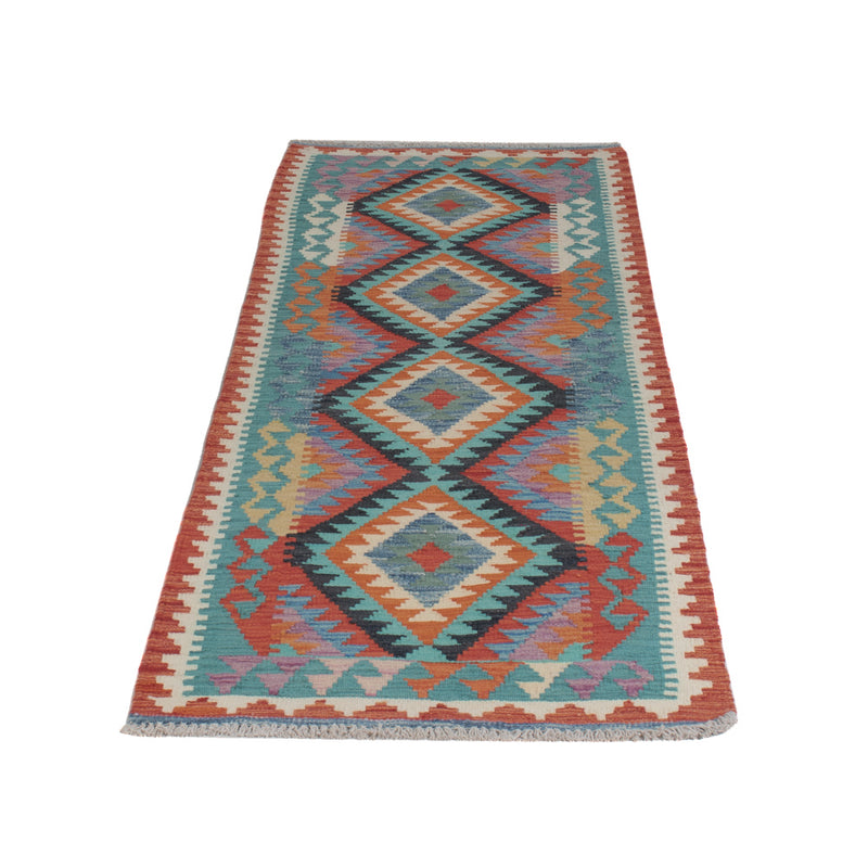 Kilim Maimana Teppe 203x73cm - Ullteppe
