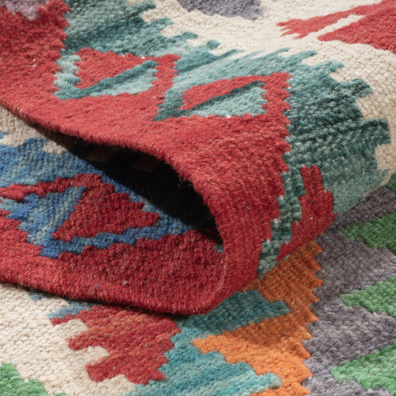 Kilim Maimana Teppe 209x76cm - Ullteppe
