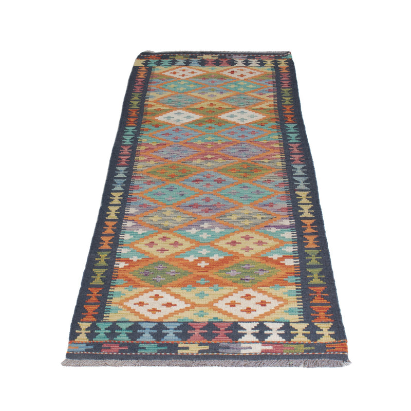 Kilim Maimana Teppe 217x60cm - Ullteppe