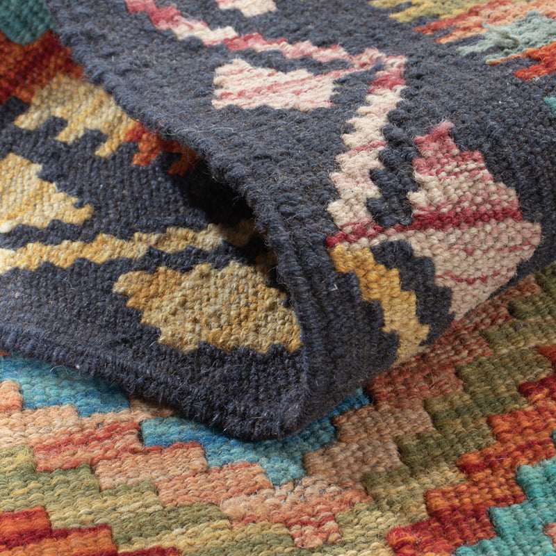 Kilim Maimana Teppe 203x58cm - Ullteppe