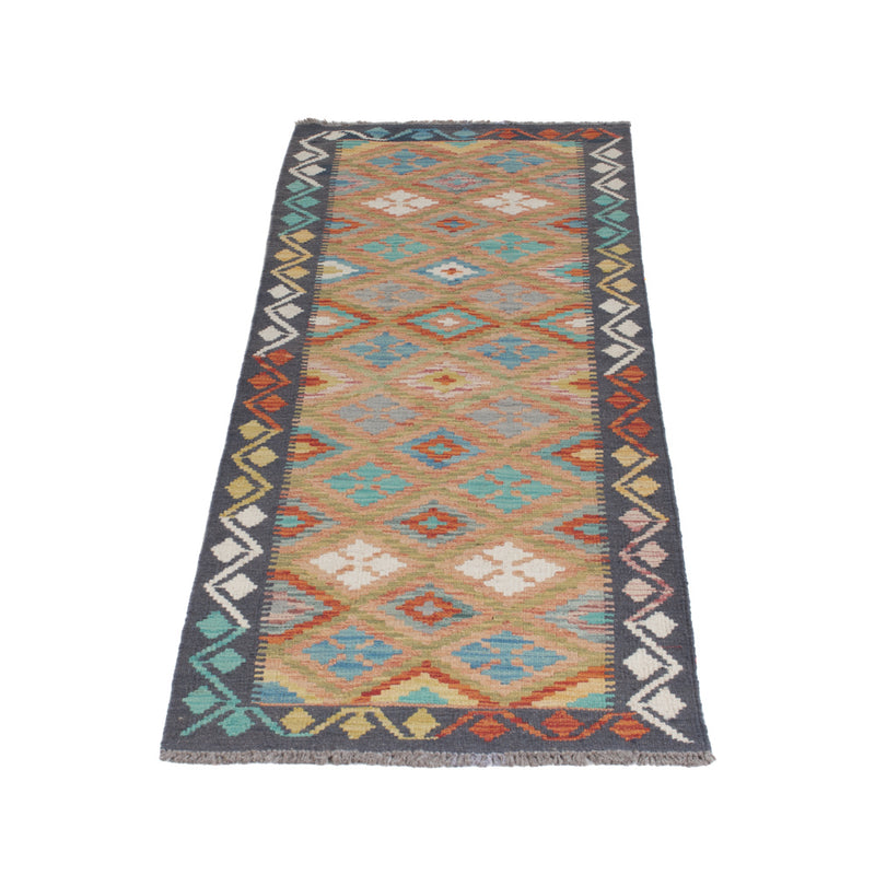 Kilim Maimana Teppe 203x58cm - Ullteppe