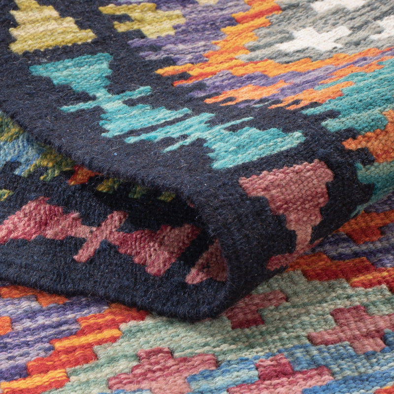 Kilim Maimana Teppe 202x84cm - Ullteppe