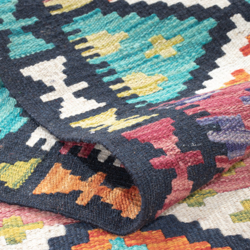 Kilim Maimana Teppe 196x84cm - Ullteppe