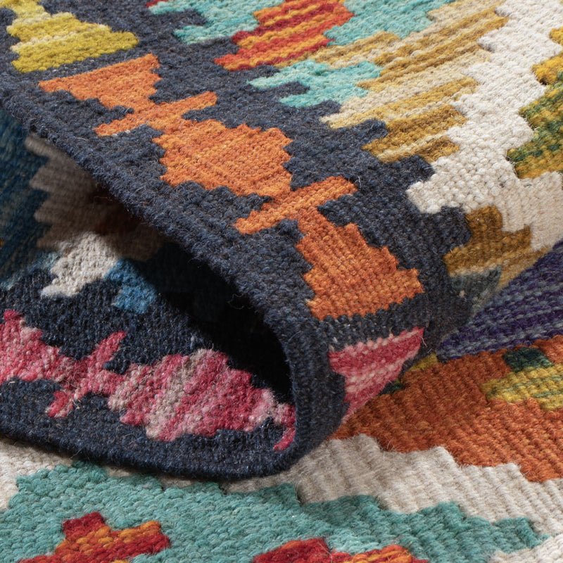 Kilim Maimana Teppe 202x67cm - Ullteppe
