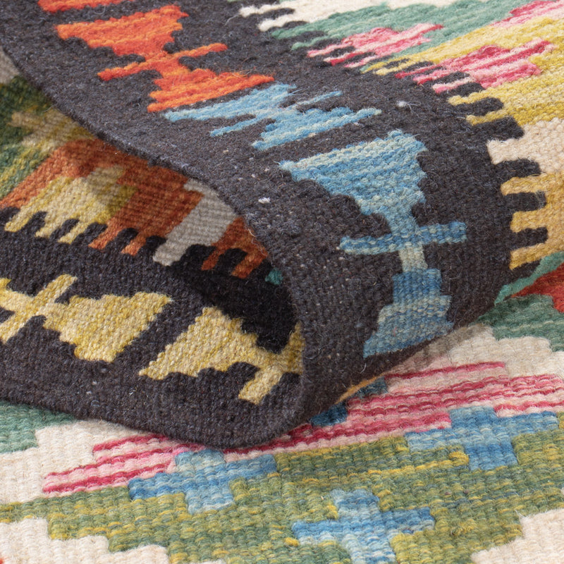Kilim Maimana Teppe 196x65cm - Ullteppe
