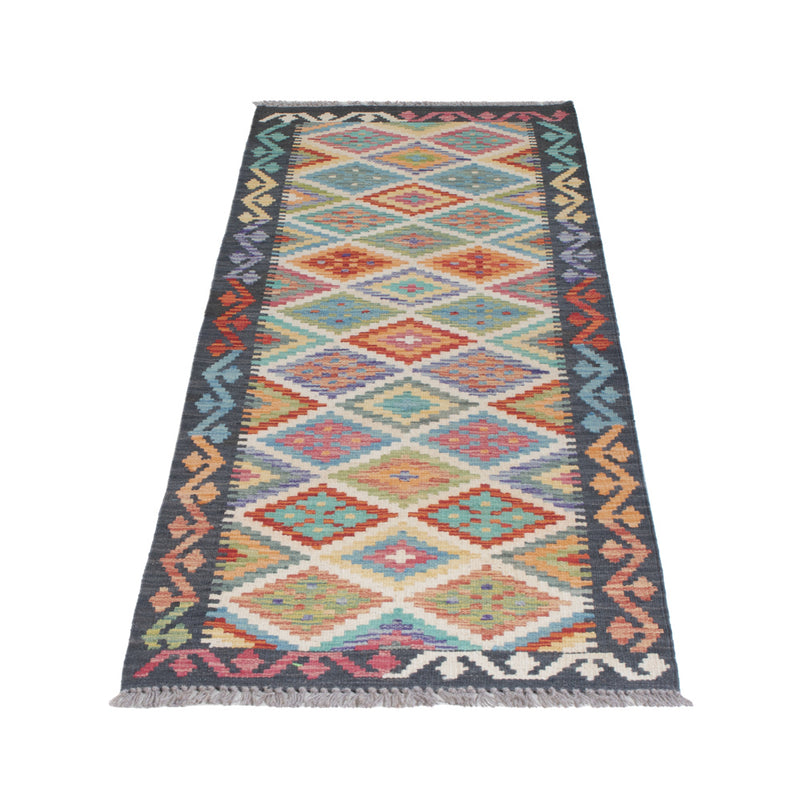 Kilim Maimana Teppe 200x61cm - Ullteppe