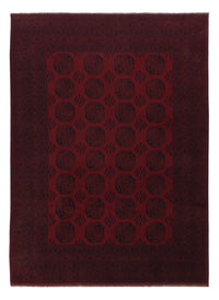 Afghansk teppe - Filpa - 346 x 255 cm - mørk rød – product image