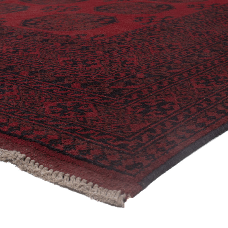 Afghansk teppe - Filpa - 346 x 255 cm - mørk rød