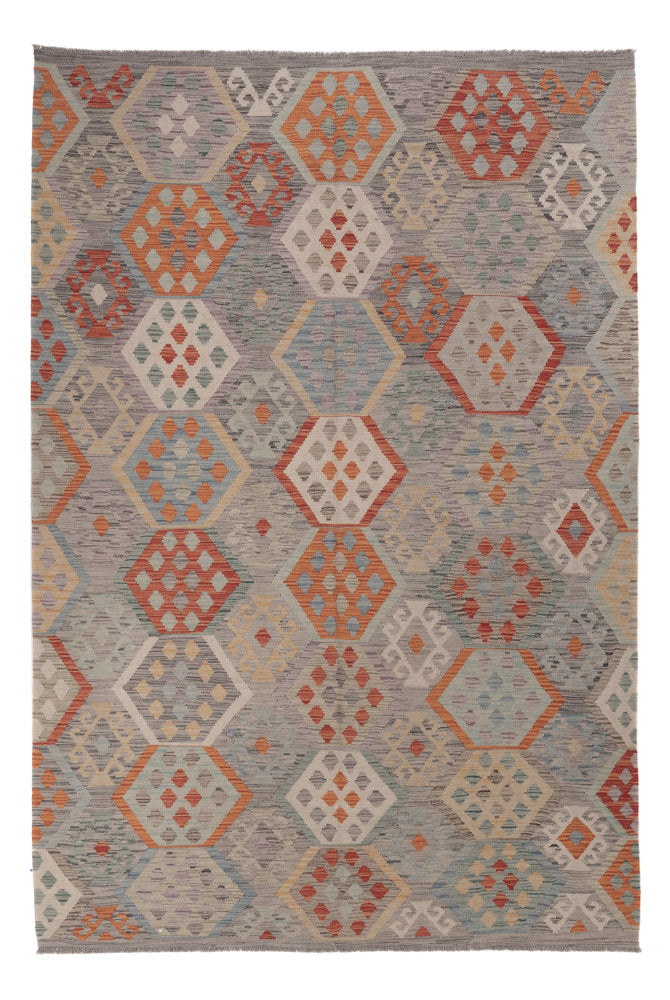 Kilim Maimana Teppe 201x296cm - Ullteppe