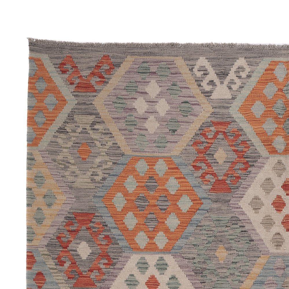 Kilim Maimana Teppe 201x296cm - Ullteppe