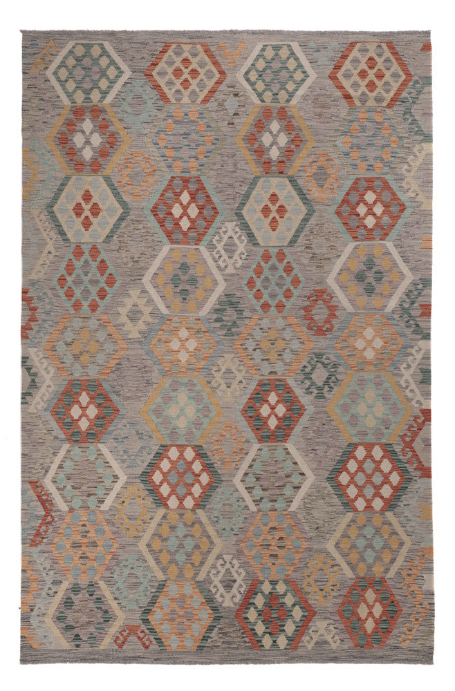 Kilim Maimana Teppe 297x198cm - Ullteppe