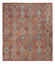 Kelimteppe - Splash - 296 x 257 cm - flerfarget