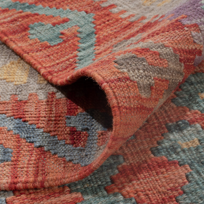 Kilim Maimana Teppe 243x178cm - Ullteppe