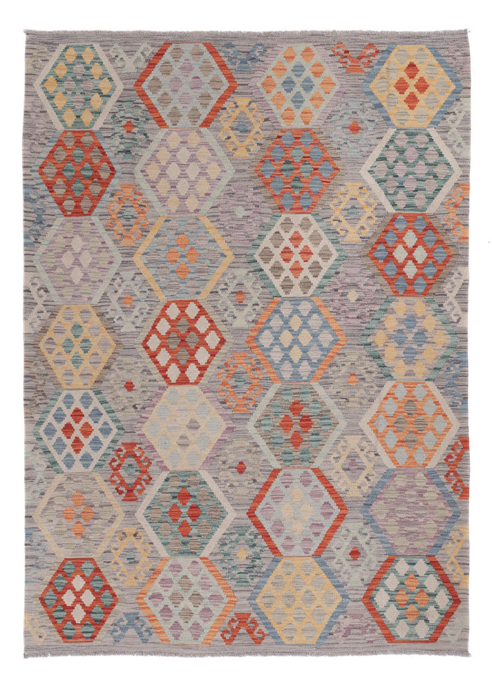 Kilim Maimana Teppe 238x176cm - Ullteppe