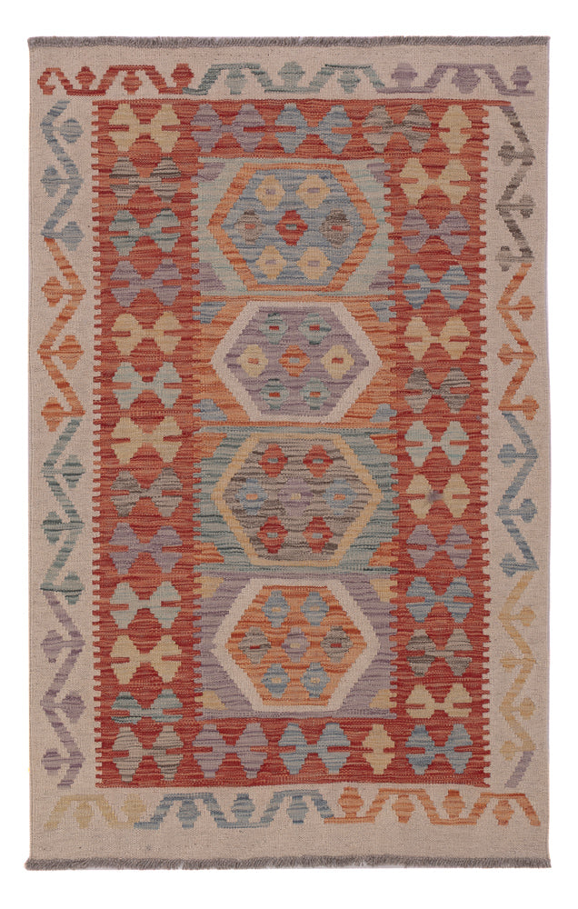 Kilim Maimana Teppe 150x98cm - Ullteppe