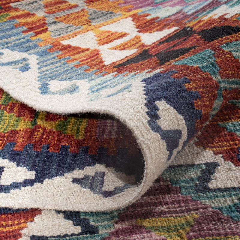 Kilim Maimana Teppe 253x167cm - Ullteppe