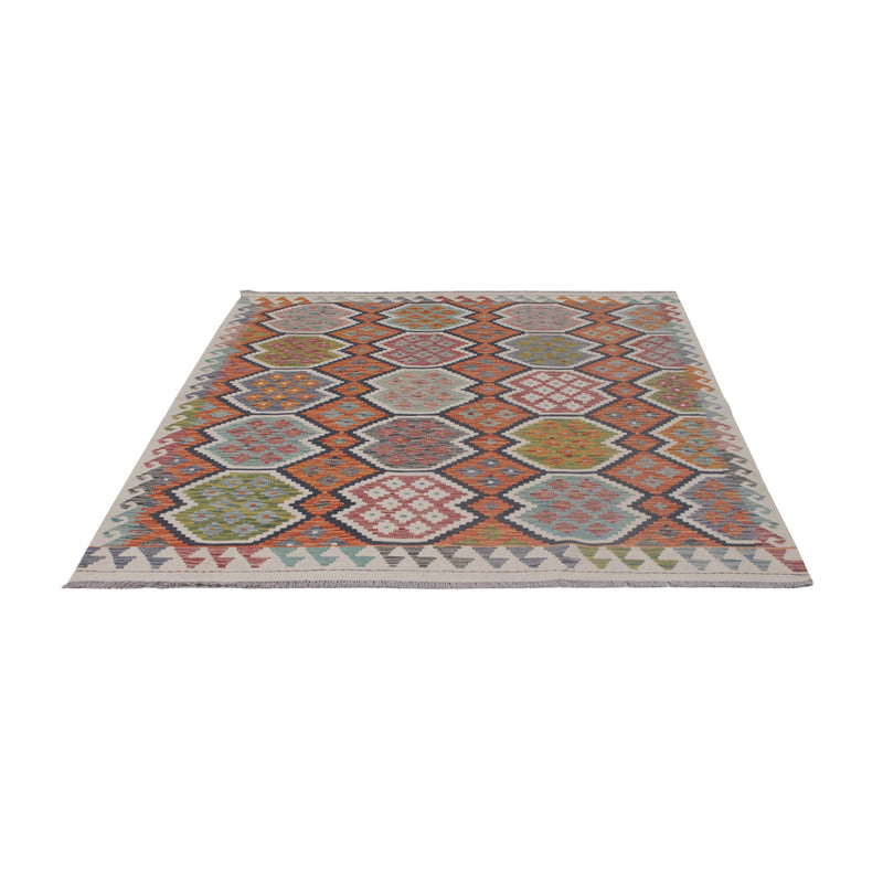 Kilim Maimana Teppe 192x155cm - Ullteppe