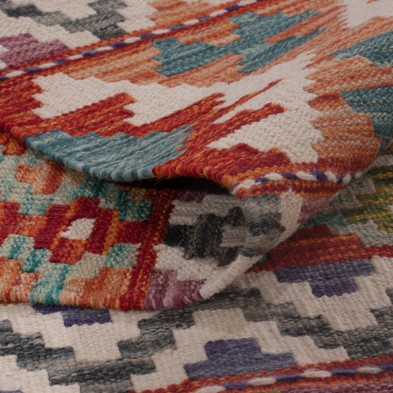 Kilim Maimana Teppe 198x148cm - Ullteppe