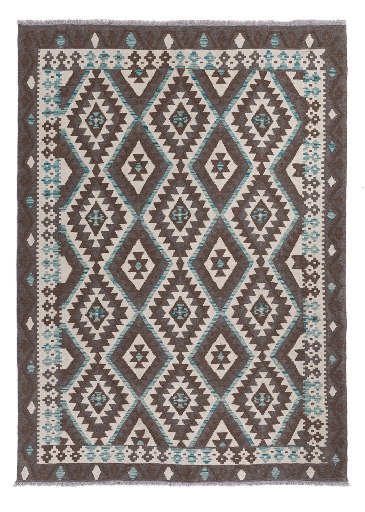 Kilim Maimana Teppe 243x176cm - Ullteppe