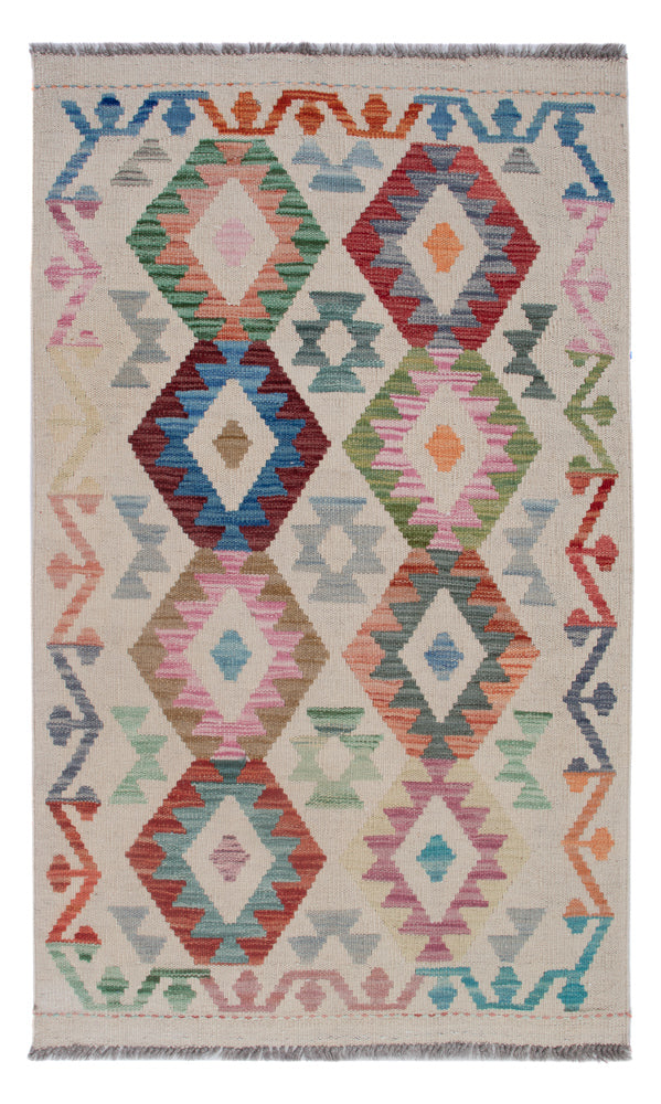 Kilim Maimana Teppe 126x80cm - Ullteppe