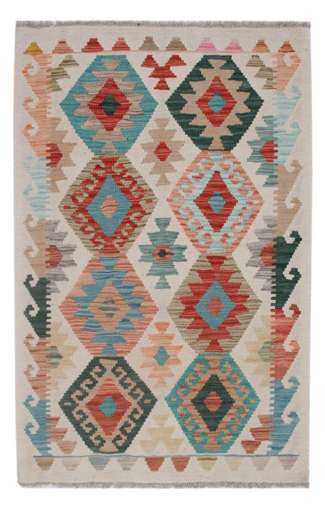 Kilim Maimana Teppe 128x82cm - Ullteppe