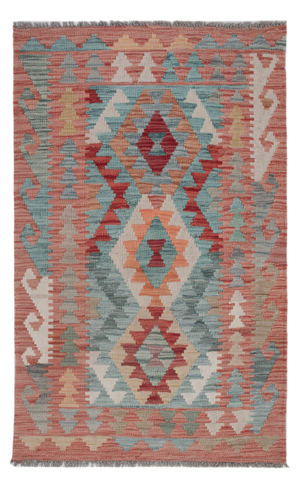 Kelimteppe - Splash - 127 x 77 cm - flerfarget