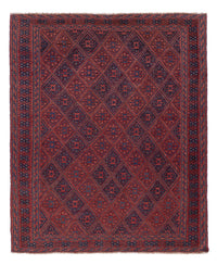 Kelimteppe - Orientalsk - 194 x 159 cm - mørk rød – product image