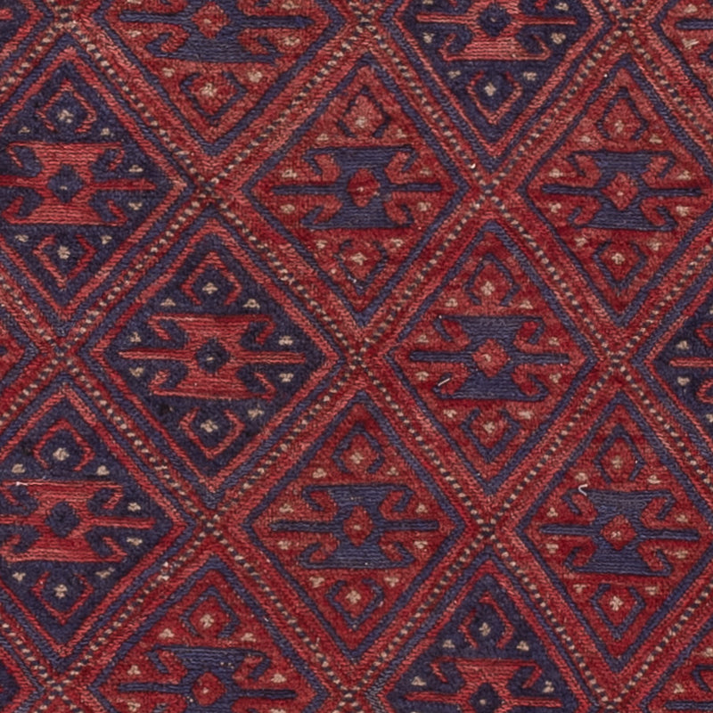 Kelimteppe - Orientalsk - 194 x 159 cm - mørk rød