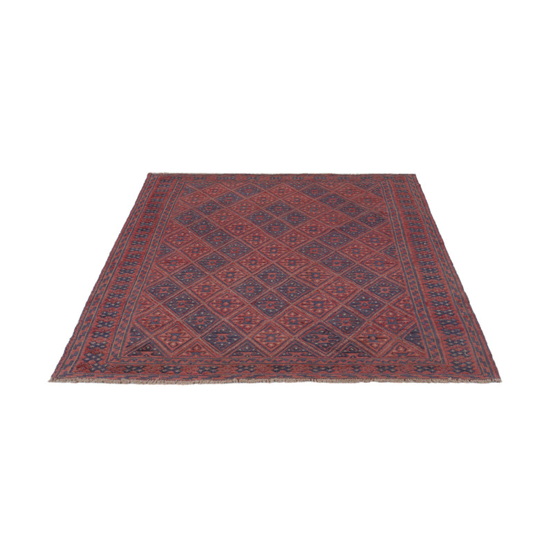 Kelimteppe - Orientalsk - 194 x 159 cm - mørk rød