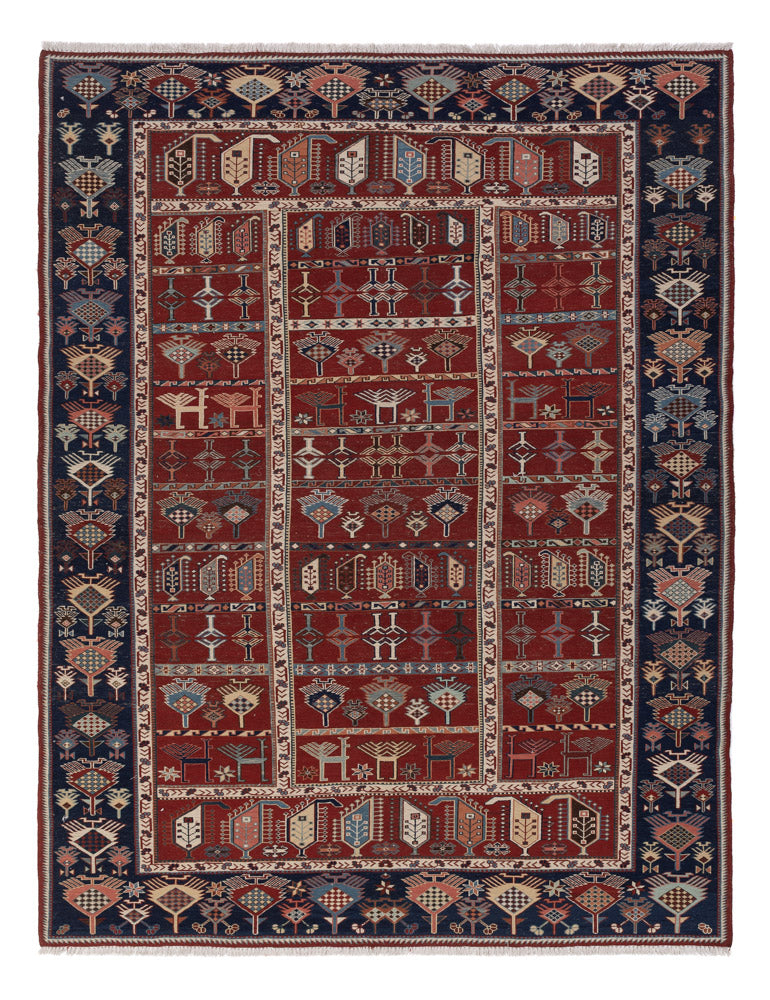 Kelimteppe - Orientalsk - Soumak - 242 x 188 cm - rust